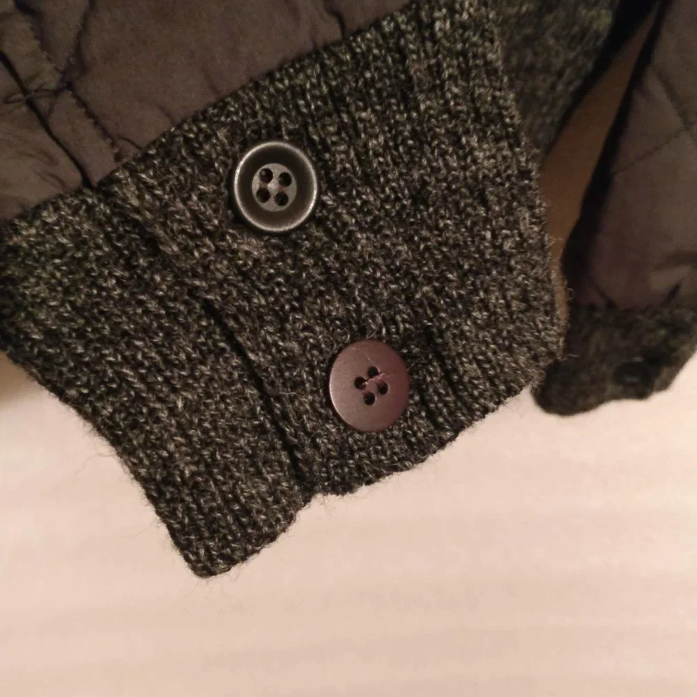 UNDERCOVER JAPAN Aviator bomber quilted puffer Wool Jacket Color Coal Men medium - Picture 7 of 9